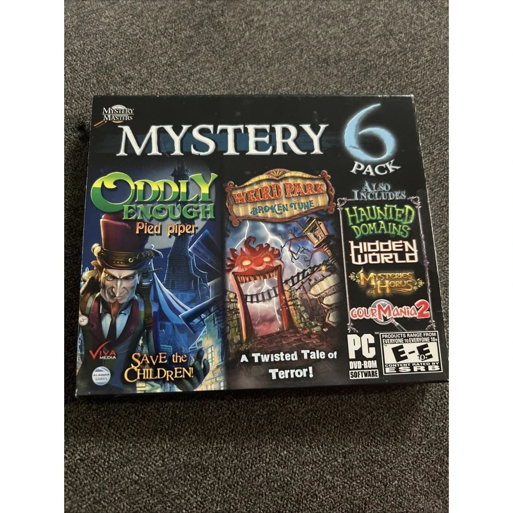 Viva Media Mystery Masters 6-Pack PC Game One Size Black Hidden Object Puzzles